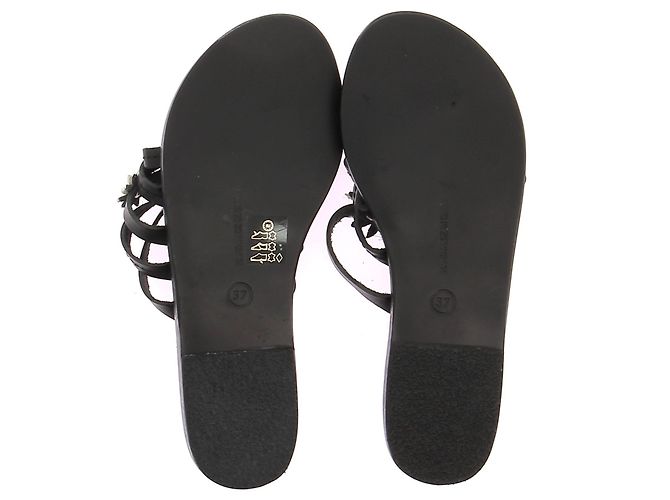 Mule e zoccoli Ancient Greek Sandals T.EU 37 Pelle Nero - vista 7