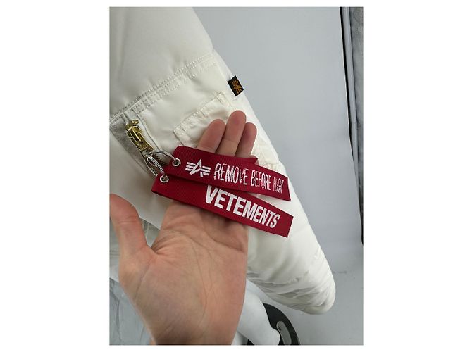 ALPHA INDUSTRIES Abrigos T.Algodón Internacional XS Blanco - vista 5