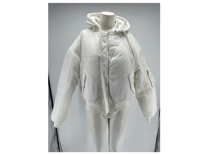 ALPHA INDUSTRIES Abrigos T.Algodón Internacional XS Blanco - vista 6
