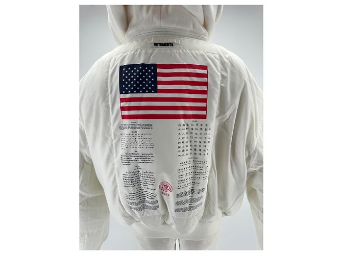 ALPHA INDUSTRIES Abrigos T.Algodón Internacional XS Blanco - vista 9