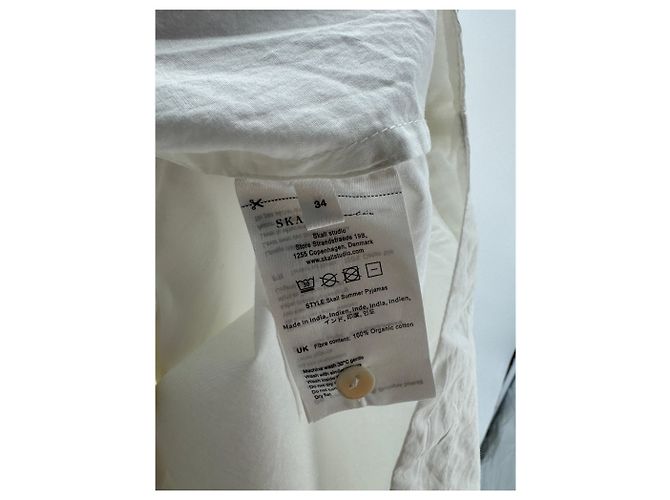 Autre Marque Skall Studio top T.FR 34 de algodón Blanco - vista 6