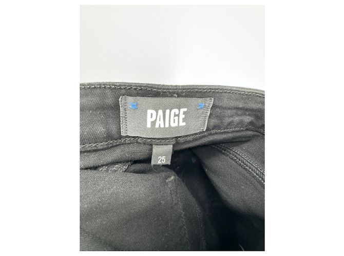 Paige Jeans Jeans Paige T.US 25 Algodón Negro - vista 3