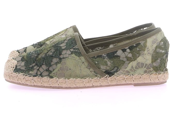Espadrilles Valentino Garavani T.EU 37 Tela Verde - vista 2