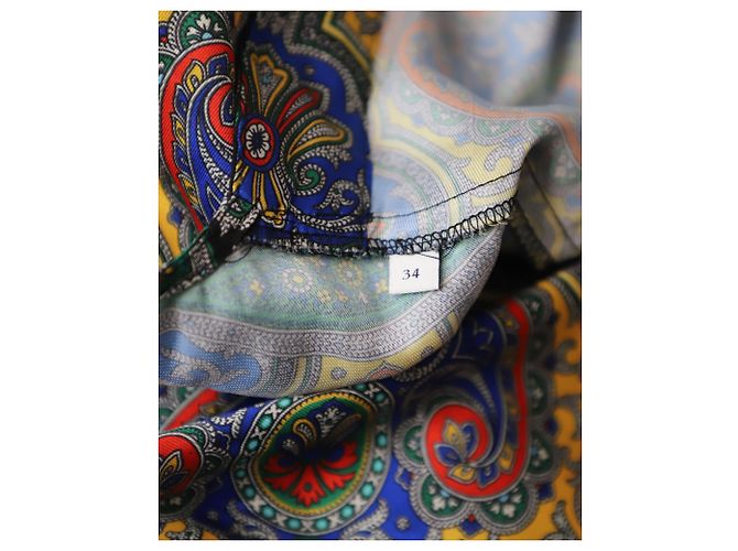 Mini abito stampato con scollo a V Sandro Rayan in poliestere multicolor Stampa python - vista 5