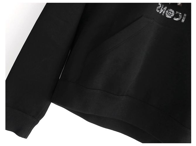 Sudadera con logo inverso de Louis Vuitton Negro - vista 3