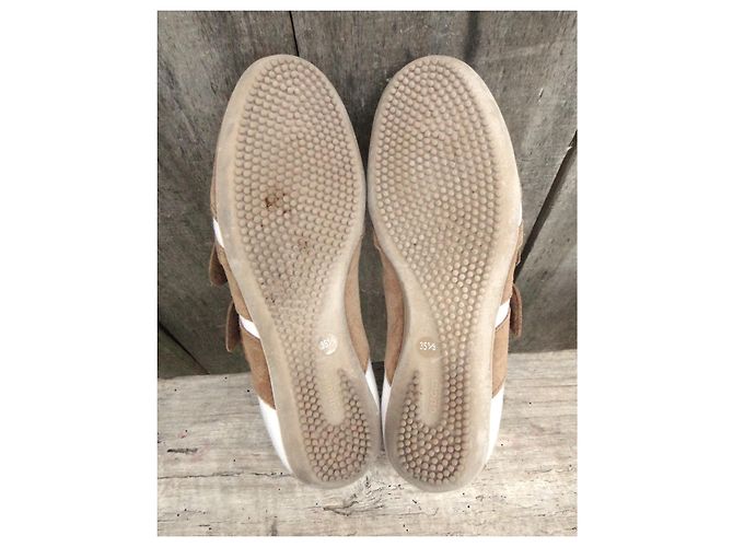 Gucci-Sneaker Größe 36,5 Weiß Beige - Ansicht 3