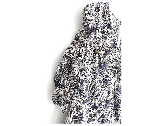 Veronica Beard Henrietta Blouse Floral Silk Print - view 3