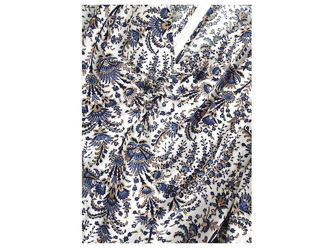 Veronica Beard Henrietta Blouse Floral Silk Print - view 4
