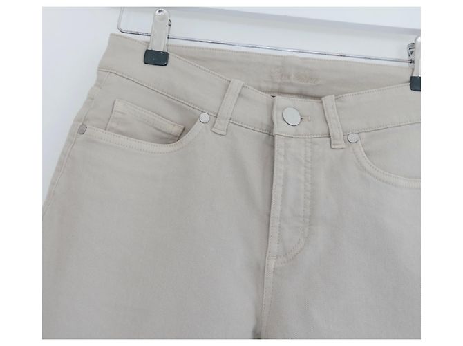 Loro Piana Mathias Light Denim Hose Beige - Ansicht 2