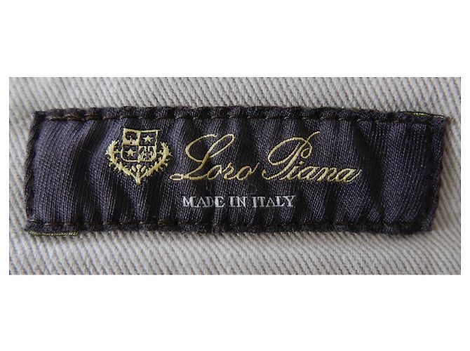 Loro Piana Mathias Light Denim Hose Beige - Ansicht 5