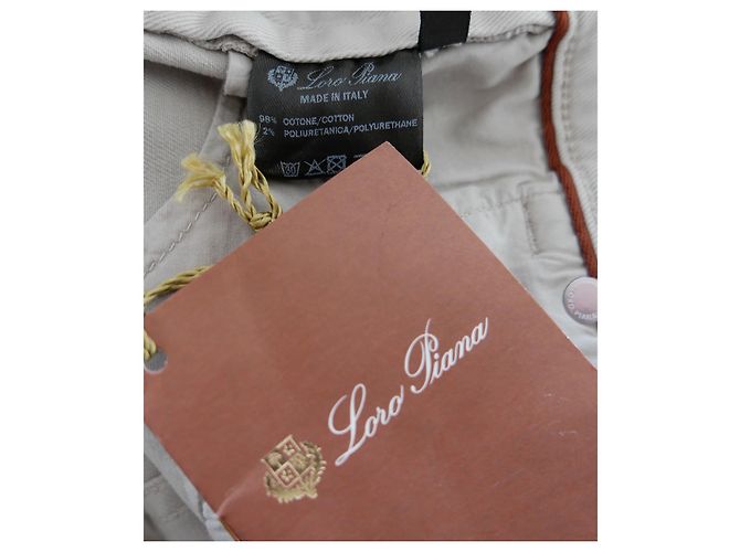 Loro Piana Mathias Light Denim Hose Beige - Ansicht 6