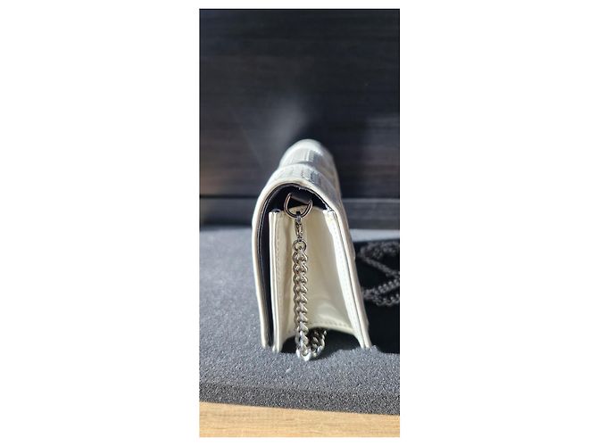 Borsa a mano Christian Dior in pelle crema - vista 11