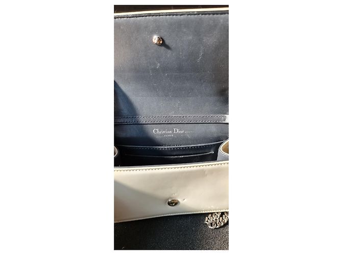 Borsa a mano Christian Dior in pelle crema - vista 12