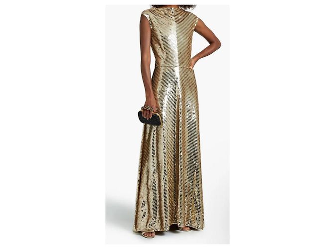 Valentino Garavani Valentino Abendkleid / Abendrobe Golden - Ansicht 11