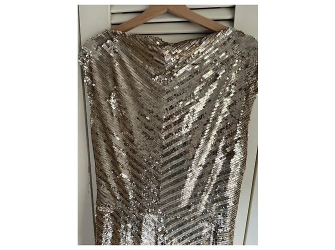 Valentino Garavani Valentino Abendkleid / Abendrobe Golden - Ansicht 3