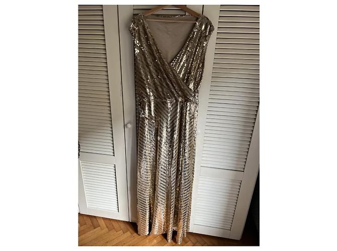 Valentino Garavani Valentino Abendkleid / Abendrobe Golden - Ansicht 5