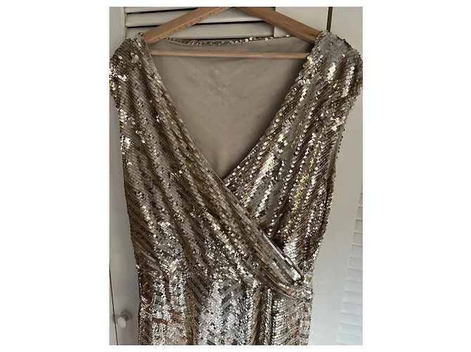 Valentino Garavani Valentino Abendkleid / Abendrobe Golden - Ansicht 7