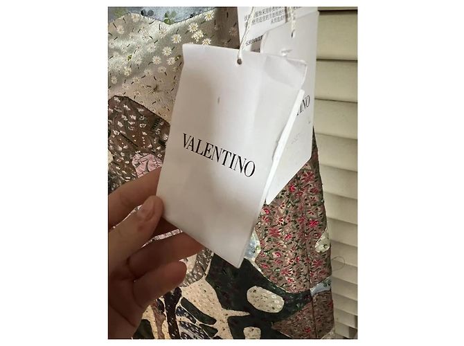 Falda midi de seda de VALENTINO GARAVANI Beige - vista 4
