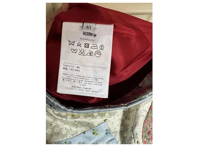 Falda midi de seda de VALENTINO GARAVANI Beige - vista 6