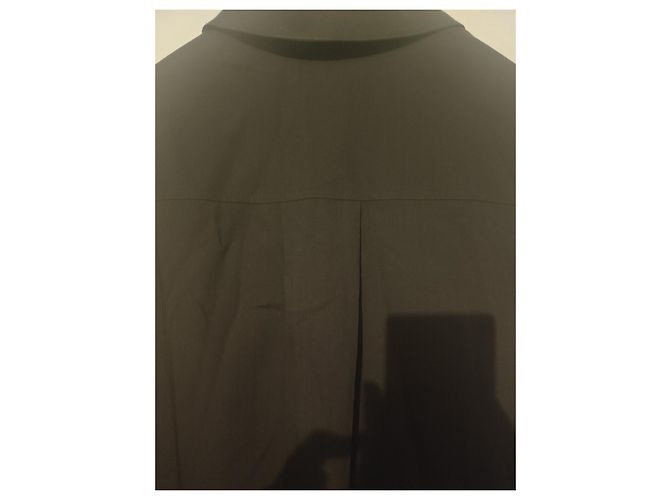 Camisa Hermès de lana marrón oscuro - vista 4