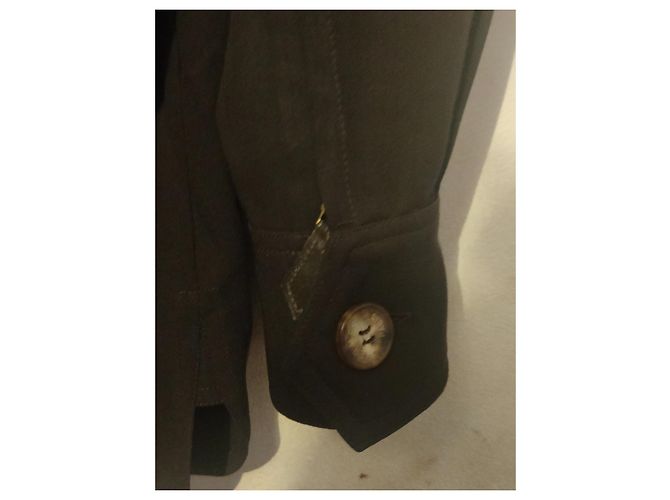 Camisa Hermès de lana marrón oscuro - vista 5