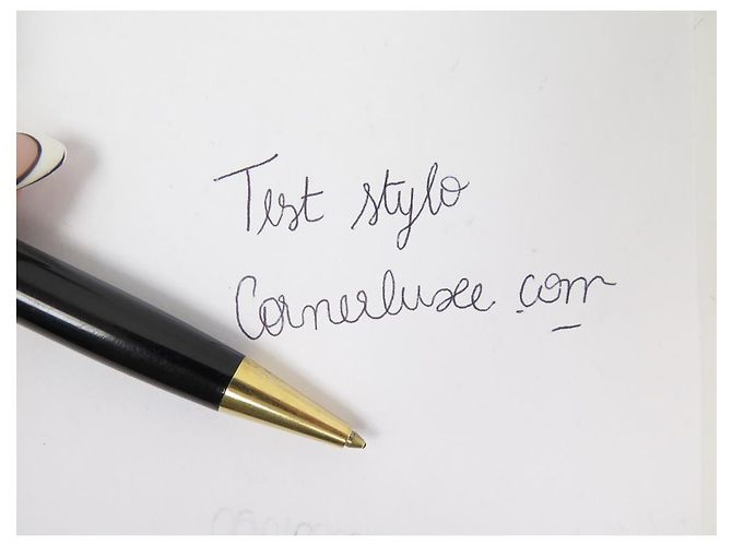 PENNA A SFERA VINTAGE MONTBLANC MEISTERSTUCK CLASSIC IN ORO Nero - vista 11