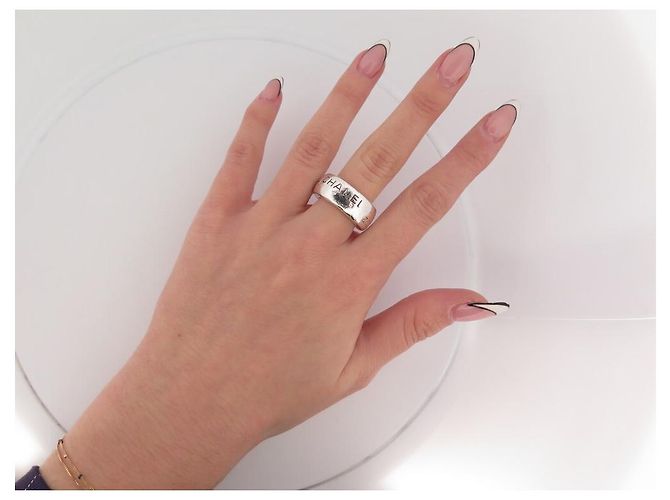 CHANEL CAMBON T-RING56 in Sterling Silber 925 27GR SILBER STERLING RING - Ansicht 12