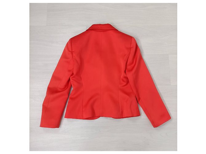 Escada elegante Jacke in Korallenfarbe Y2K Orange - Ansicht 2