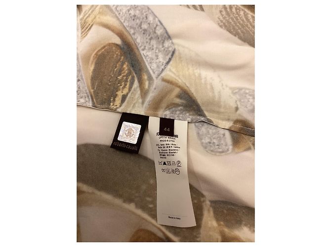 Blusa de seda Roberto Cavalli dorada Dorado - vista 8