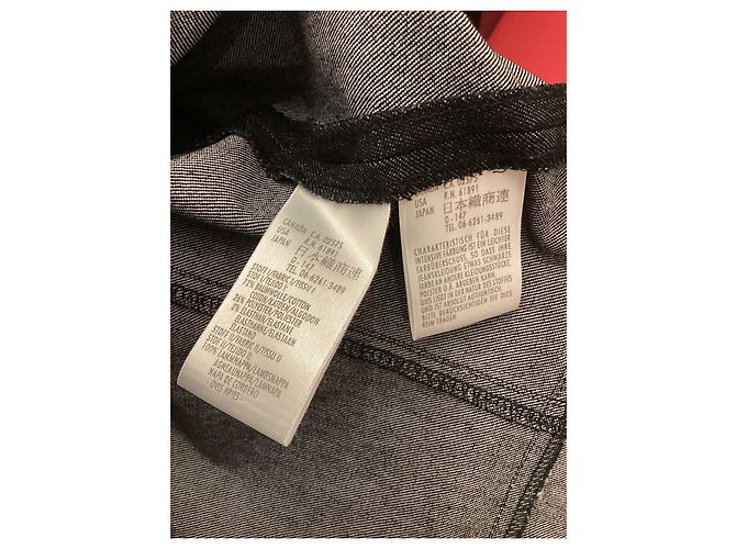 Chaleco vaquero Escada Sport gris oscuro algodón Gris antracita - vista 5