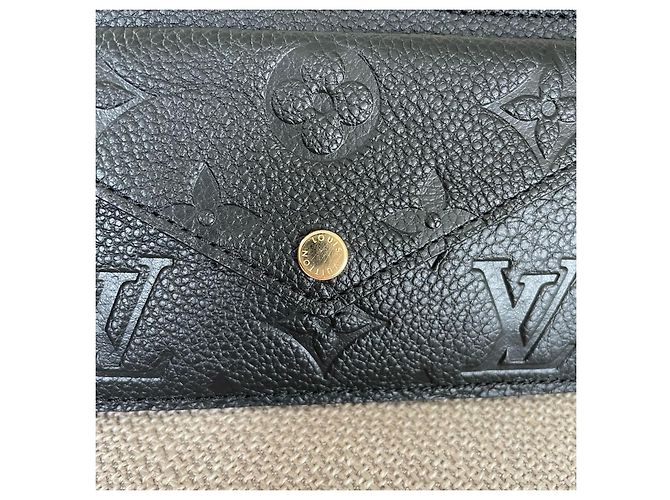 Louis Vuitton Tarjetero Doble Negro - vista 13