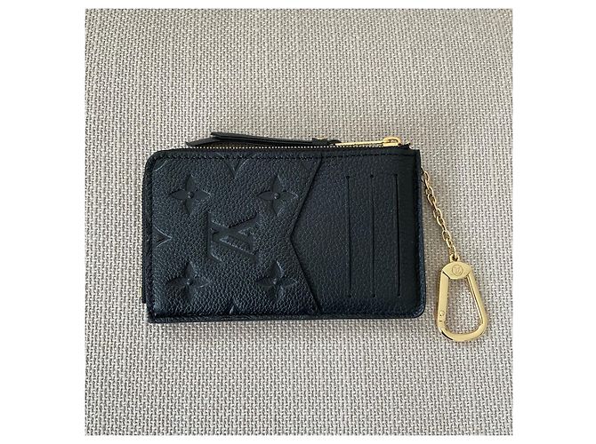 Louis Vuitton Tarjetero Doble Negro - vista 2