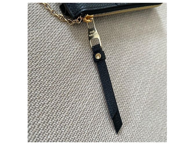 Louis Vuitton Tarjetero Doble Negro - vista 5