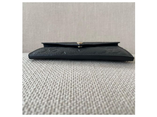 Louis Vuitton Tarjetero Doble Negro - vista 9