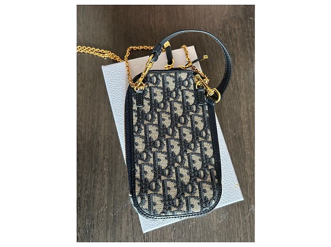 Pochette Dior Call'in in tessuto - vista 3