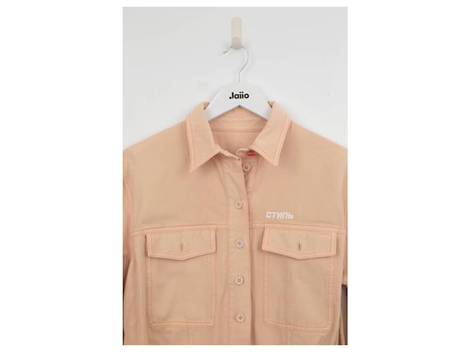 Heron Preston Mono de algodon Beige - vista 2