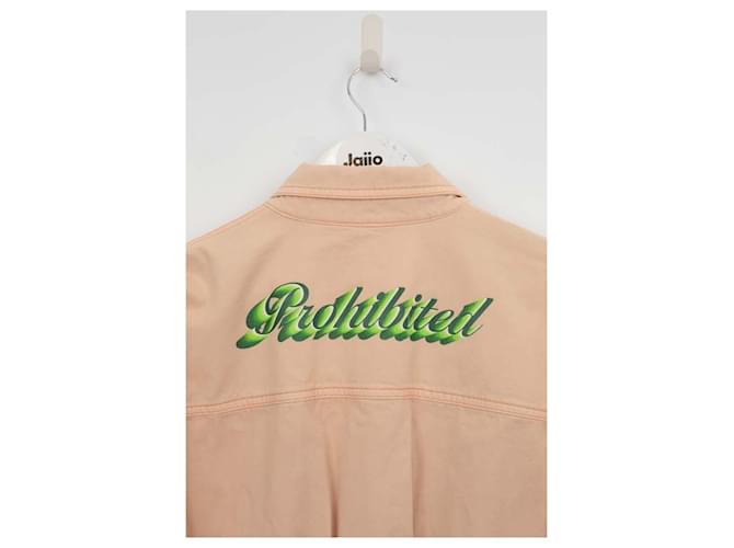 Heron Preston Mono de algodon Beige - vista 4