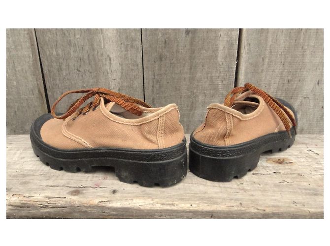 inconnue Derby in tela marrone stile Pataugas - vista 6