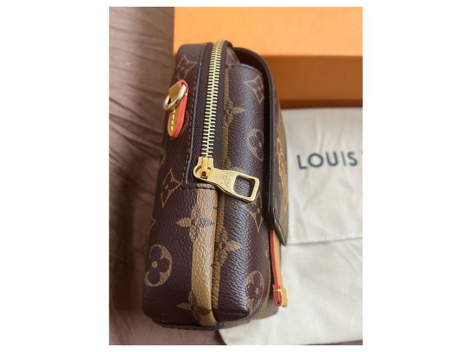 Louis Vuitton Virgil Abloh x NIGO Double Phone Marron - vue 2