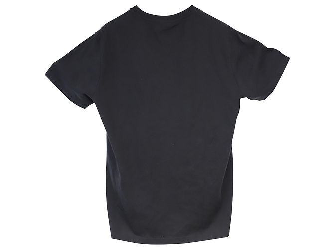 Camiseta con logo estampado de Givenchy en punto de algodón negro - vista 2