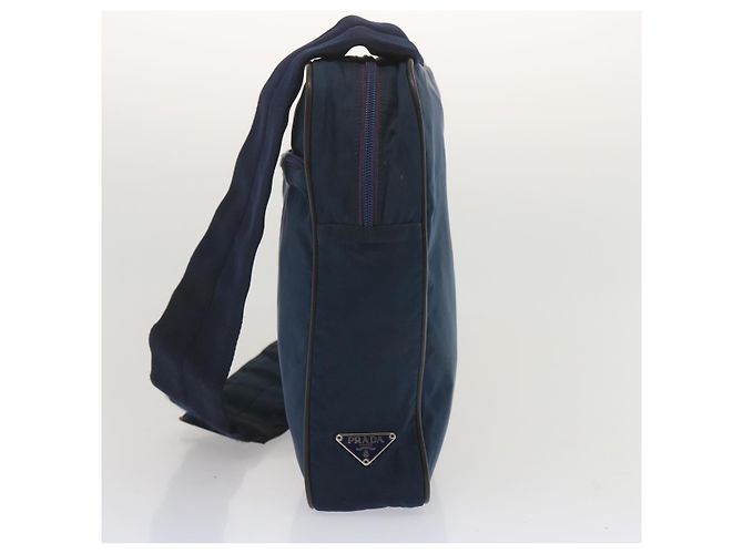 PRADA Borsa a spalla Nylon Navy Auth hk1116 Blu navy - vista 3