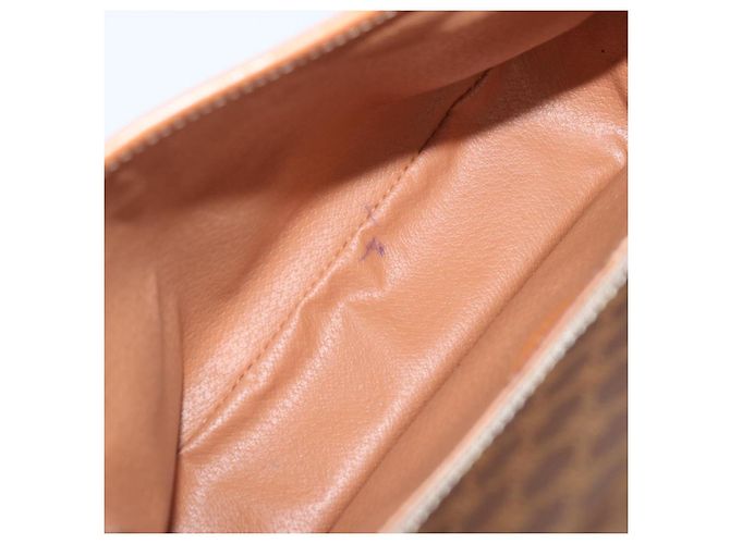 Céline CELINE Macadam Canvas Schultertasche PVC Leder Braun Auth 68506 - Ansicht 17