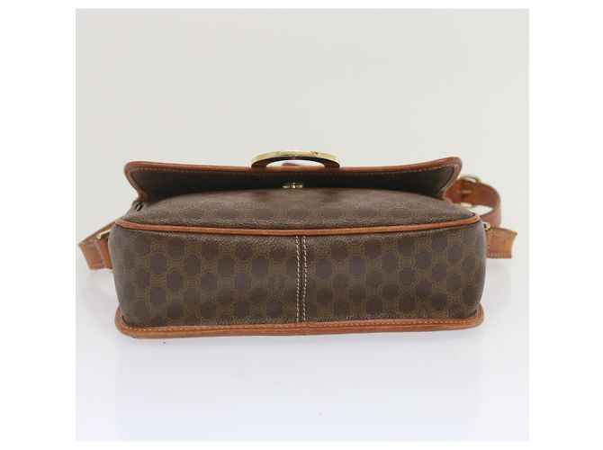 Céline CELINE Macadam Canvas Schultertasche PVC Leder Braun Auth 68506 - Ansicht 9