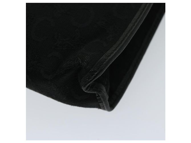 Céline CELINE C Pochette in tela macadam nera Auth ac2823 Nero - vista 10