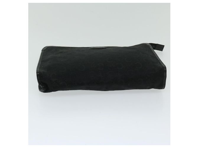 Céline CELINE C Pochette in tela macadam nera Auth ac2823 Nero - vista 7