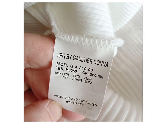 Camiseta sin mangas de Jean Paul Gaultier Blanco - vista 8