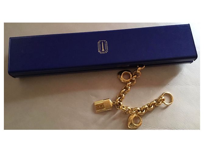 Bracciale Boucheron con charm in lega dorata grandi maglie - vista 8