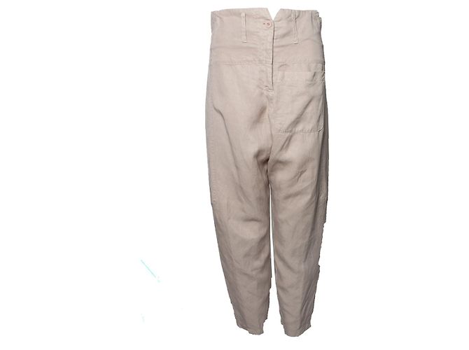 Autre Marque Lurdes Bergada, Traje beige de lino - vista 5