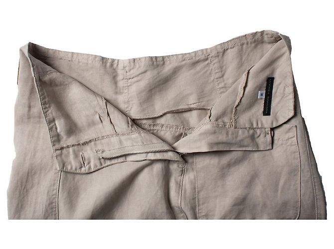 Autre Marque Lurdes Bergada, Traje beige de lino - vista 8