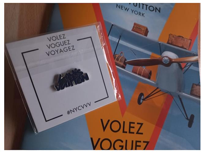 Spilla Louis Vuitton Stephen Sprouse Graffiti Nera Nero - vista 4